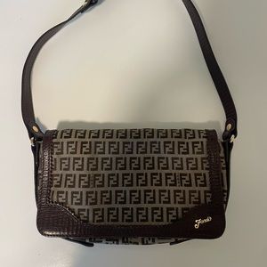 Fendi Zucchino Flap Bag